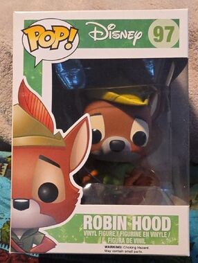 Disney Robin Hood POP! Vinyl Figure - Brown, Green & Yellow #97